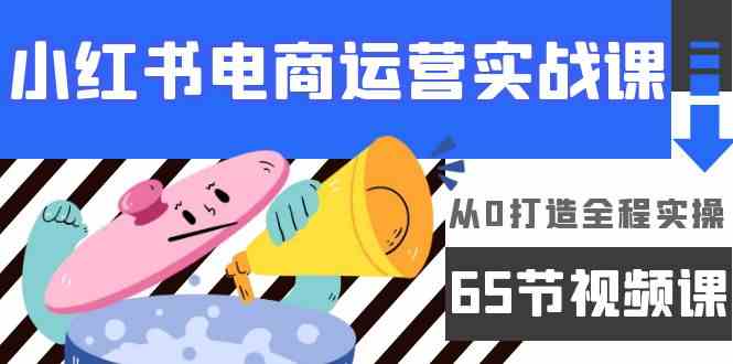 （9724期）小红书电商运营实战课，​从0打造全程实操（65节视频课）-铜乾网络