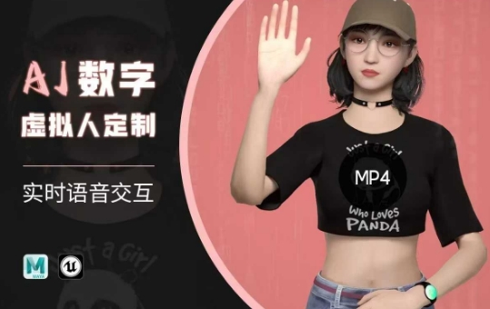 Ai数字人虚拟(智能体)实时语音交互特训营，​自行定制超写实角色AI数字人交互技术-铜乾网络